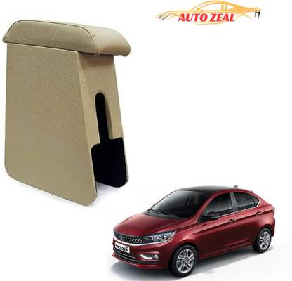 Auto Zeal Tigor Wooden Custom Fit Beige Color For All Models Car Armrest