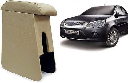Auto Zeal New Fiesta Wooden Custom Fit Beige Color For All Models Car Armrest