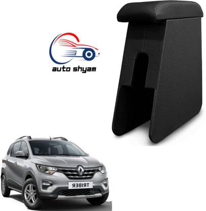 AUTOSHYAM Custom fit Wooden Console for Renault Triber All Model Black Color Car Armrest
