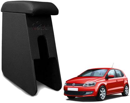 WolkomHome Car Arm Rest Wooden Armrest Black Color with Cushion & Storage Box Car Armrest