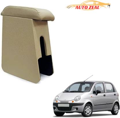 Auto Zeal Matiz Wooden Custom Fit Beige Color For All Models Car Armrest
