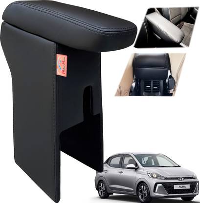 WolkomHome Armrest with Storage Box & Soft Cushion Pad Luxury Arm Rest Car Armrest