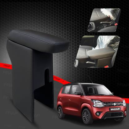 Frap Premium Armrest For Maruti New WagonR with Moulded Foam(Nappa,Black Stitching) Car Armrest