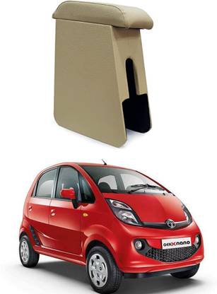 SJE Wooden Custom Fit Beige Color For Nano All Models Car Armrest