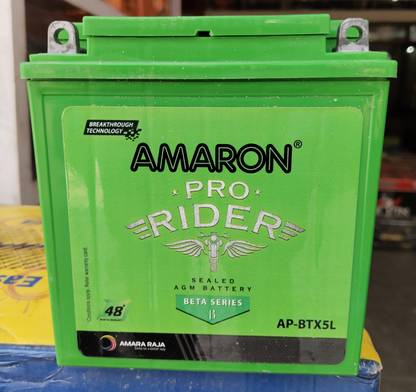 AMARA RAJA AMARON 5lb 5 Ah Battery for Bike