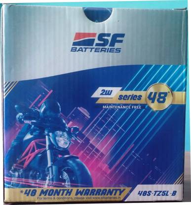 SF SONIC 48S-TZ5L-B 5 Ah Battery for Bike
