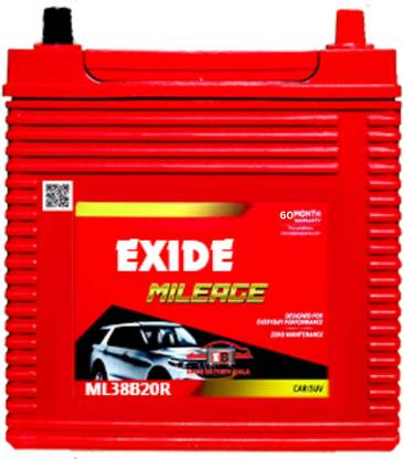 EXIDE ML38B20L/R CAR Battery 39 Ah Battery for Car