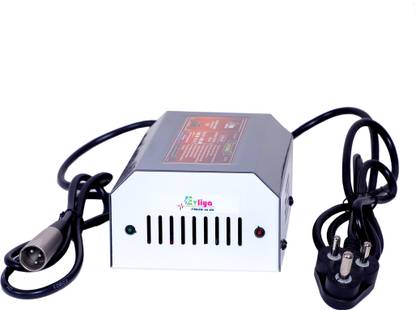 EVLIYA Hero Electric Scooter Charger 51.2v 6A Auto Cutoff 58.8V (XLR Round Connecter) 36 Ah Battery for All Vehicles