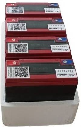 AKASH KIJO Electric Scooter Battery (Pack of 4) 30 Ah Battery for Bike