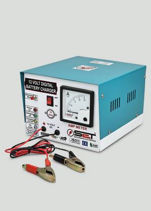 Set 12Volt 10Amp Digital Battery Charger(Autocut) For Charging 4 Ah to 220 Ah Battery for All Vehicles