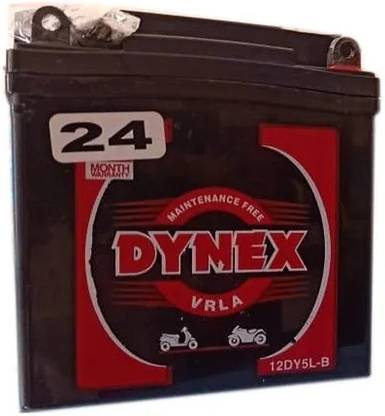 Dynex 12DY5L-B 5 Ah Battery for Bike