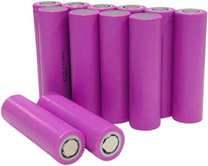 SPG LiFe Li-Ion 18650 Pack of 10 Cell 2600 MAh 2.6 Ah Battery for All Vehicles