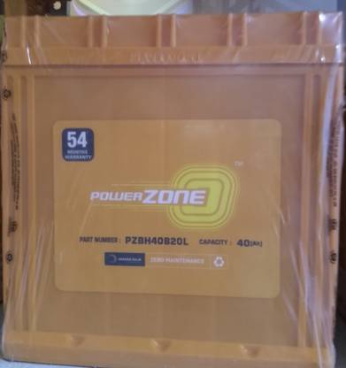 POWERZONE BH40B20L 40 Ah Battery for Car