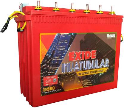EXIDE It 500 150 Ah Tall Tubular Battery Lithium Solar Battery