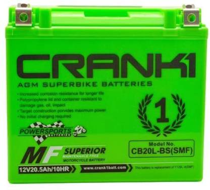 CRANK 2037 200 Ah Battery for Bike