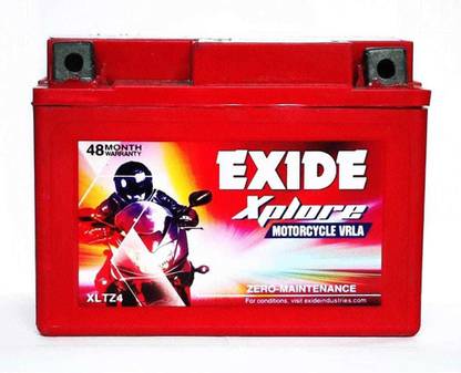 EXIDE 12 V battery 2.5 Ah Battery for Bike