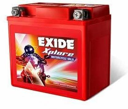 EXIDE XPLORE 5-LB 5 Ah Battery for Bike