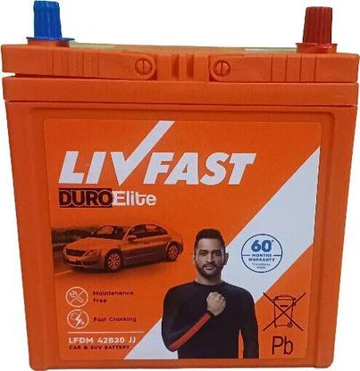 Livfast LFDM 42B20 JJ 35 Ah Battery for Car