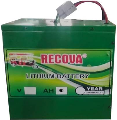 Recova 24V LITHIUM ION E-RICKSHAW BATTERY 90 Ah Battery for All Vehicles