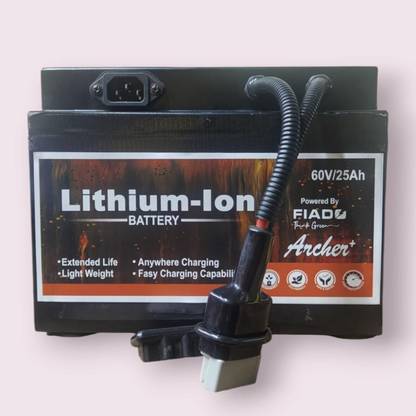 PROSSPA 60V/25Ah Lithium-Ion Battery (NMC), 16S – High-Performance EV | 1-Year Warranty 25 Ah Battery for All Vehicles