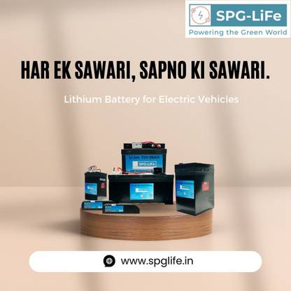 SPG LiFe Li-ion 48 V - 26 Ah Battery for All Vehicles