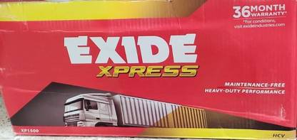 अभिशेकरेडर EXIDE XPRESS XP 1500 150 Ah सभी व्हीकल्स के लिए बैटरी