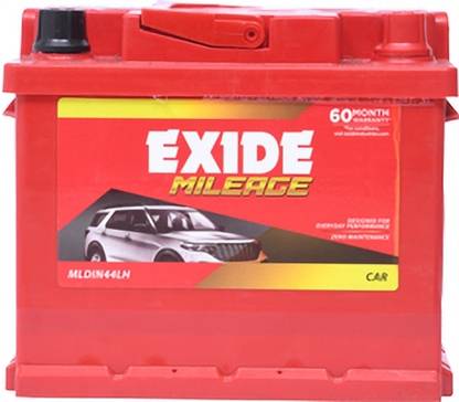 EXIDE MLDIN44LH 44 Ah Battery for Car