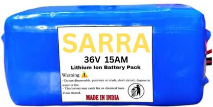 SARRA 36-volt-15-AM-Battery 15 Ah Battery for All Vehicles