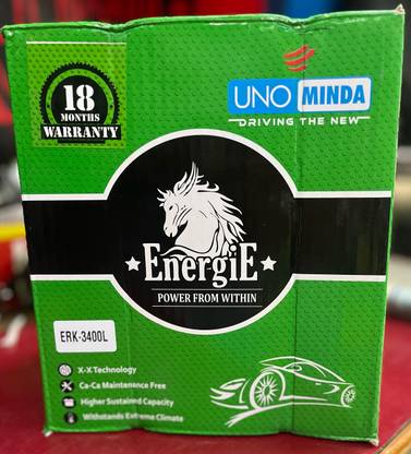 Minda ERK-3400L ENERGIE 3400 Ah Battery for Car