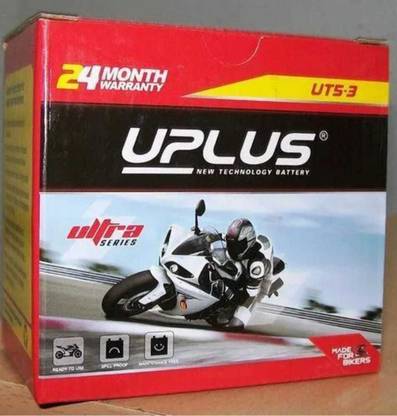 leoch and uplus UT5-3 4 Ah Battery for Bike