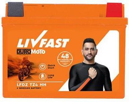 Livfast LFDBTZ4 4 Ah Battery for Bike