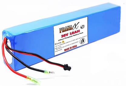 Pranax 36V 18AH Lithium Ferro Phosphate Rechargeable Battery Pack for EV 18 Ah Battery for Bike