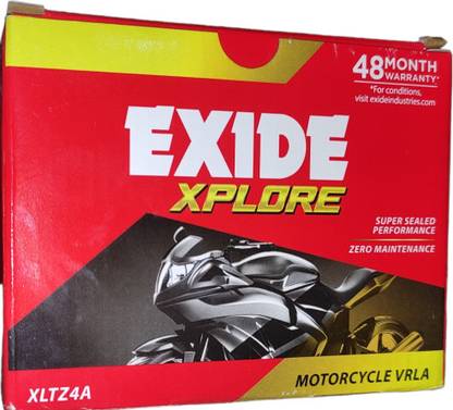 EXIDE TZ4LB 4 Ah Battery for Bike