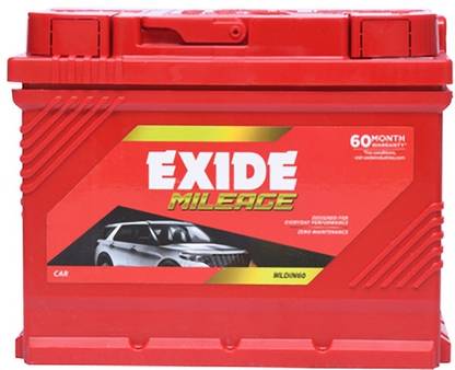 EXIDE MLDIN60 60 Ah Battery for Car