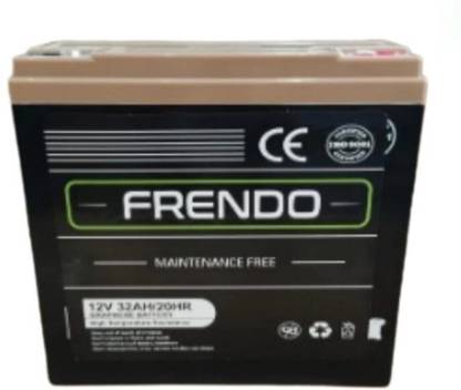 frendo BATTERY WITH GOLDEN TOP| GRAPHENE BATTERY 12V 32 Ah Battery for Bike