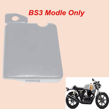 GOLSM BS3 Vehicle Battery Cover Chrome For Royal E-nfield Continental GT 650 14 Ah Battery for Bike
