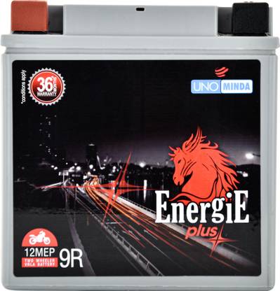 UNO MINDA 12MEP-9R 9 Ah Battery for Bike