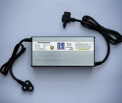 bheemtek 72 Volts 12amp Fast Charger Suitable for Oakinawa Praise Plus 60 Ah Battery for Bike