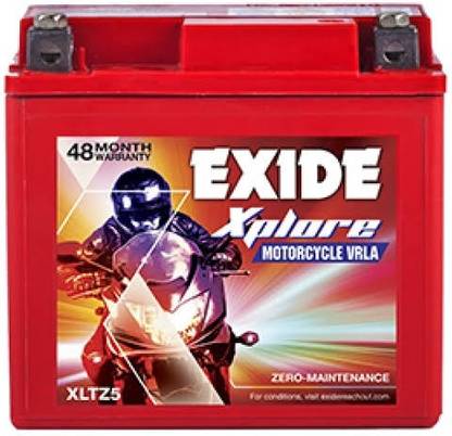 EXIDE Xplore XLTZ5 5 Ah Battery for Bike