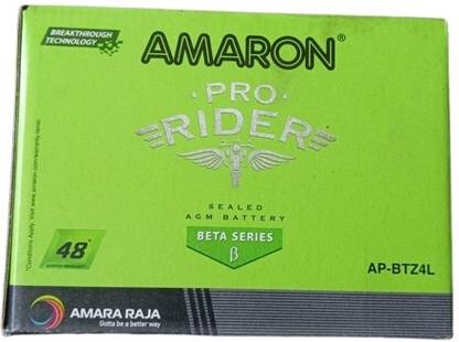 Amara AP-BTZ4L 4 Ah Battery for Bike