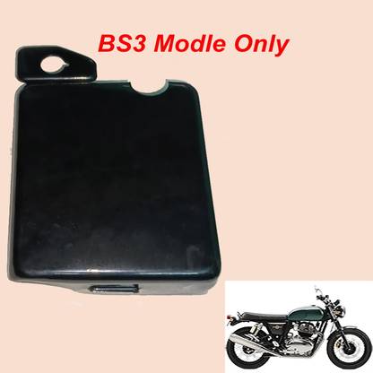 GOLSM BS3 Vehicle Battery Cover Black For Royal Enfield Twin 14 Ah Battery for Bike