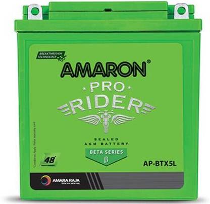 amaron ABR-PR-12APBTX50 5 Ah Battery for Bike
