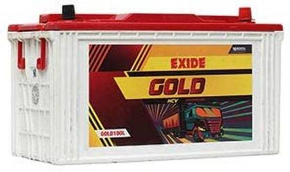EXIDE GOLD100L 100 Ah Battery for Truck