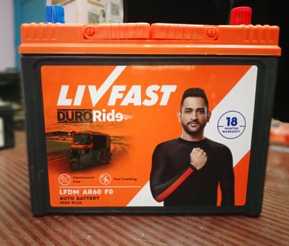 Livfast LFDM AR 60 FO L ( 60 L ) 60 Ah Battery for Car