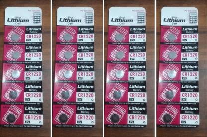 Micro Lithium Cr1220 Coin Type 3V Lithium Cell Battery For Dvr & Watch Etc 110 Ah Battery for Bike