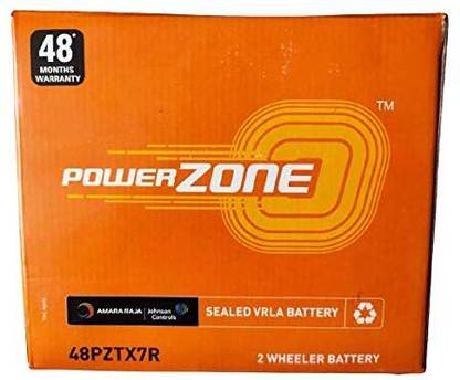 POWERZONE Power Zone 7LB battery (48M) for 48 Ah Battery for Car