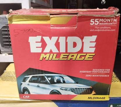 EXIDE Din44 44 Ah Battery for Car