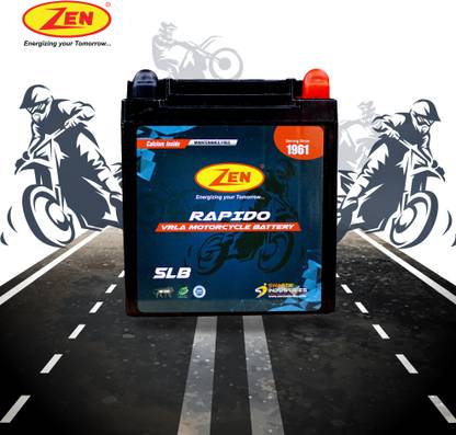 Zen 5LB (12.0 Volts 5 Ah) Motorcycle SMF VRLA Battery 5 Ah Battery for Bike