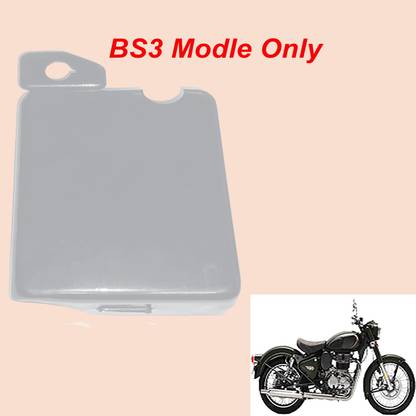 GOLSM BS3 Vehicle Battery Cover Chrome For Royal E-nfield Battle Green 14 Ah Battery for Bike