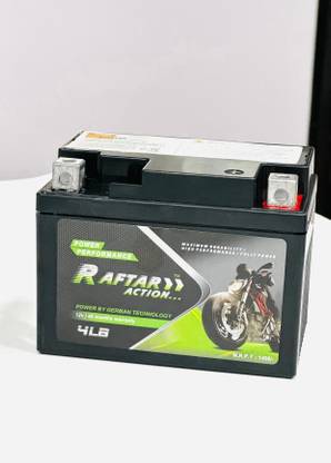 RAFTAR ACTION Premium 4 Ah Battery for Bike